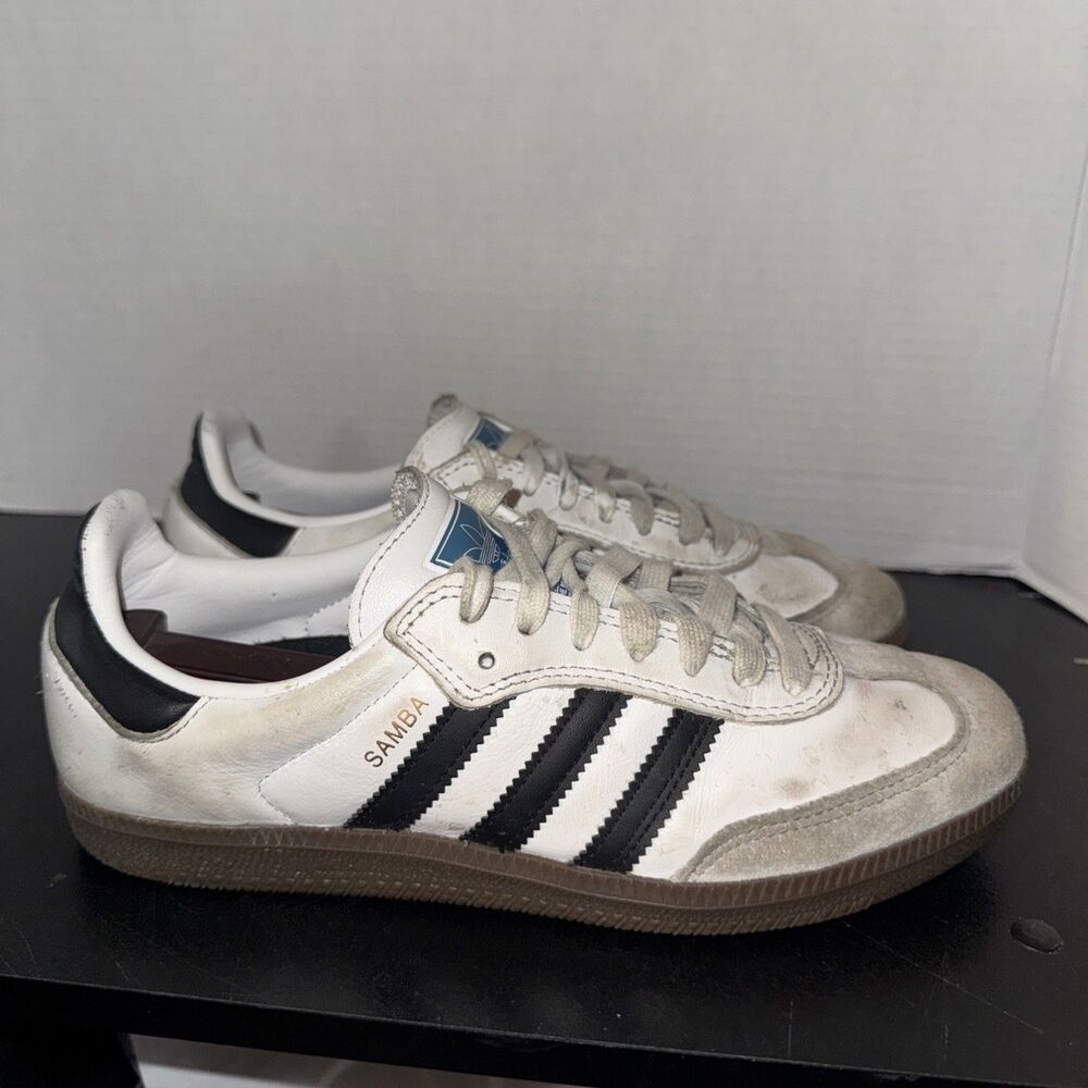 Size 6 Men - Adidas Samba ADV White Black Gum